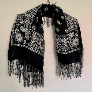 Bandana Print Scarf